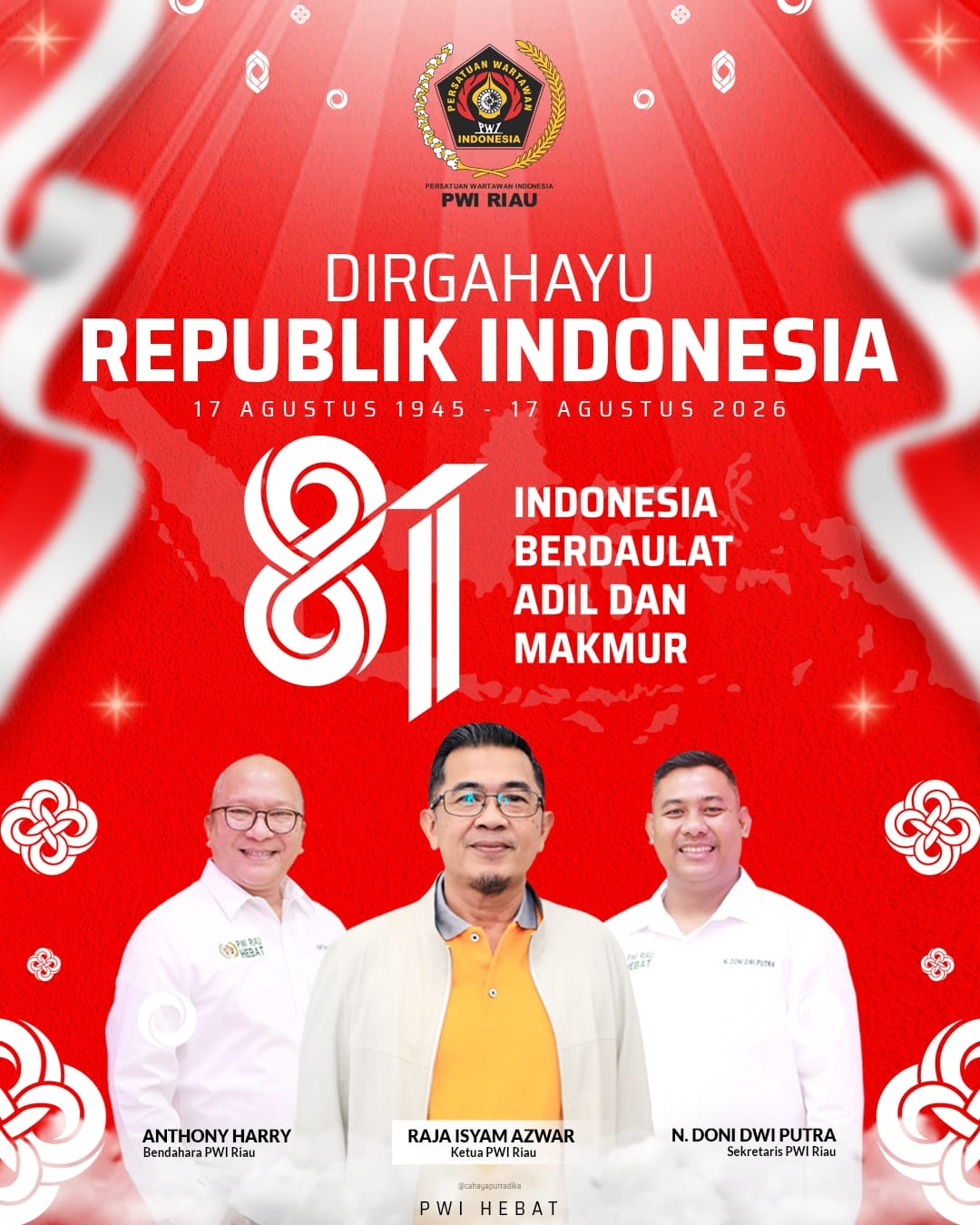 Iklan HUT RI PWI Riau 2026